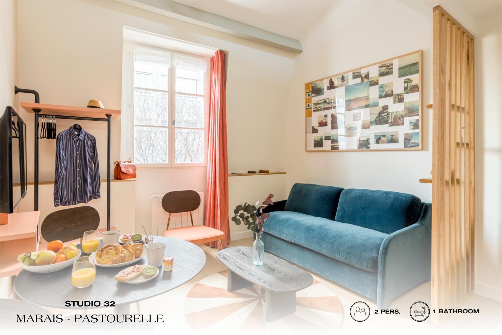 Apartment Beauquartier - Marais Pastourelle Paris